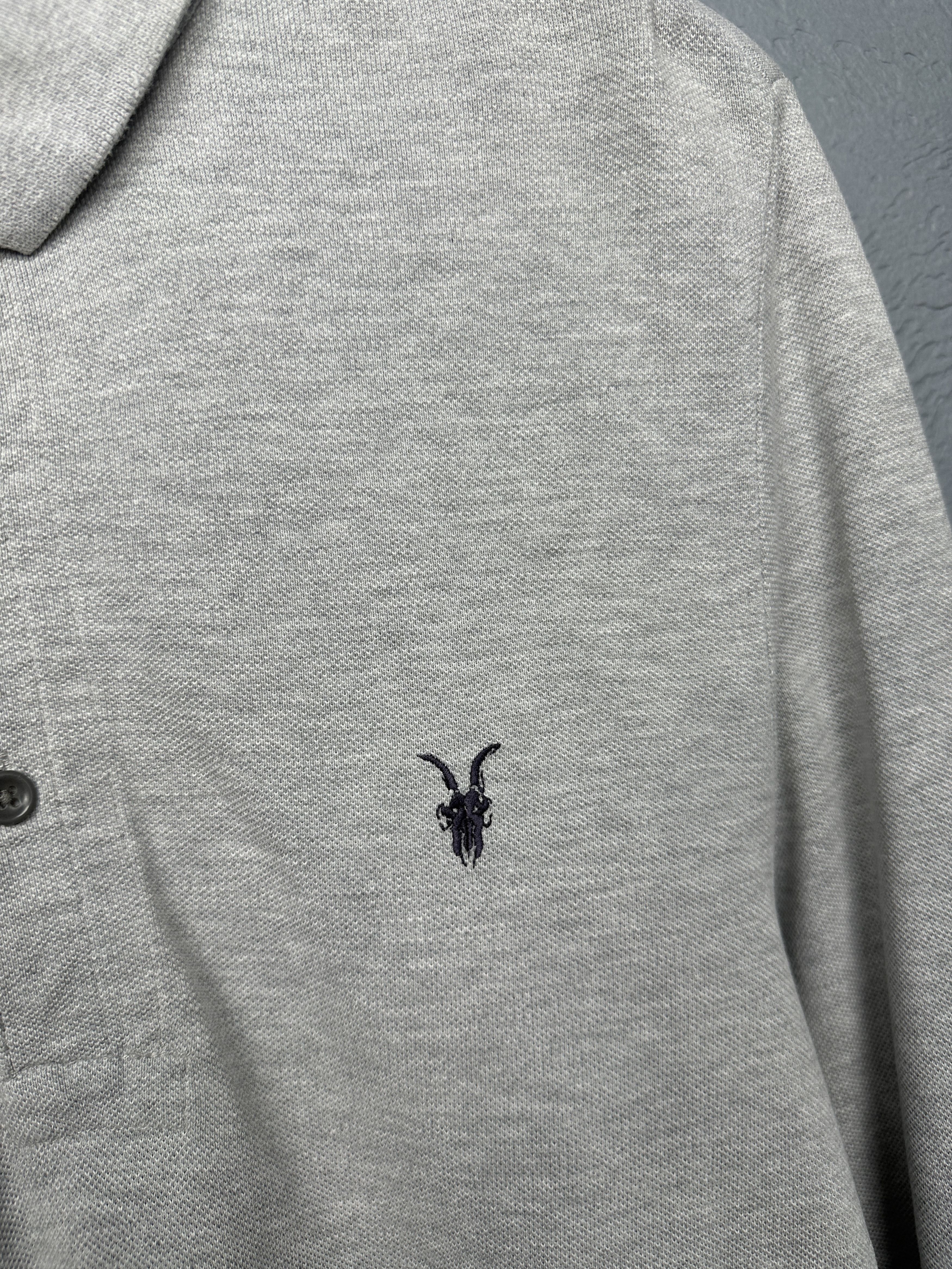 Allsaints Allsaints Mens Sandringham Long Sleeve Polo Shirt Size US M / EU 48-50 / 2 - 3 Thumbnail