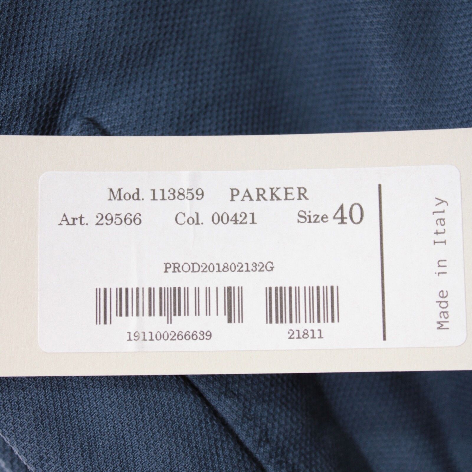 Zanella Zanella New with tags Chino Size 42 US In Blue Size US 42 / EU 58 - 4 Thumbnail