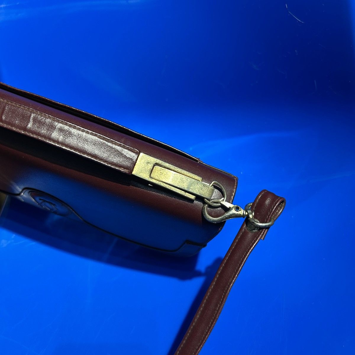 Cartier Cartier Vintage Burgundy Oval Logo Shoulder Bag – 70s/80s Size ONE SIZE - 7 Thumbnail