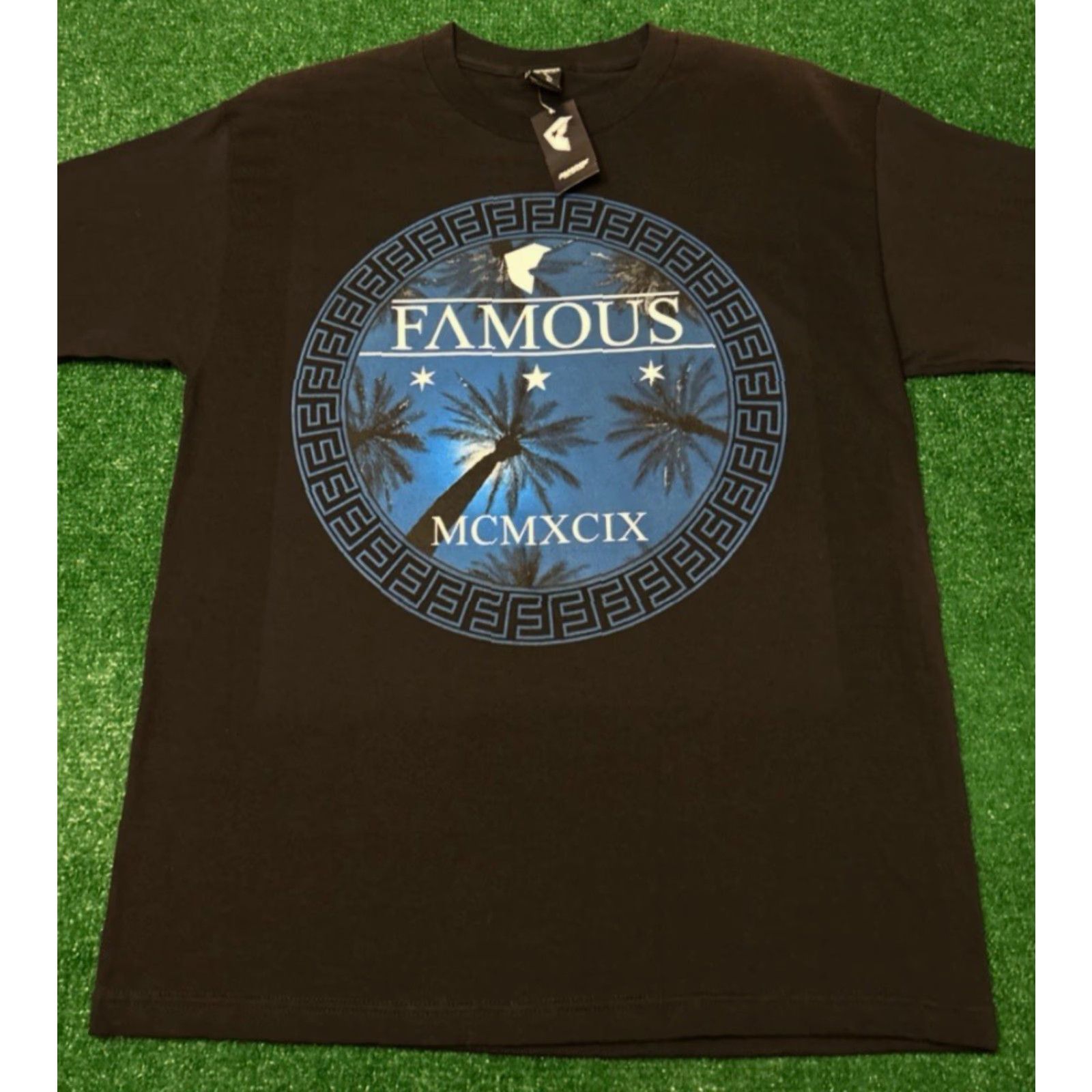 Vintage VINTAGE Famous Stars & Straps Palm Tree Logo Shirt L NWT Travis Barker Mens T-Shirt Black Short Sleeve Size US L / EU 52-54 / 3 - 4 Thumbnail