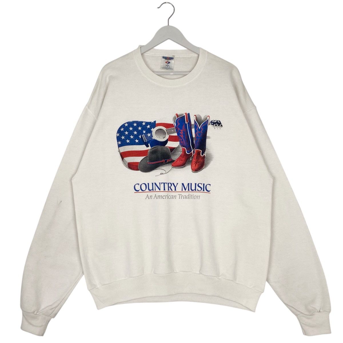 Other Vintage Country Music Sweatshirt Crewneck Made In Mexico Size US L / EU 52-54 / 3 - 1 Thumbnail