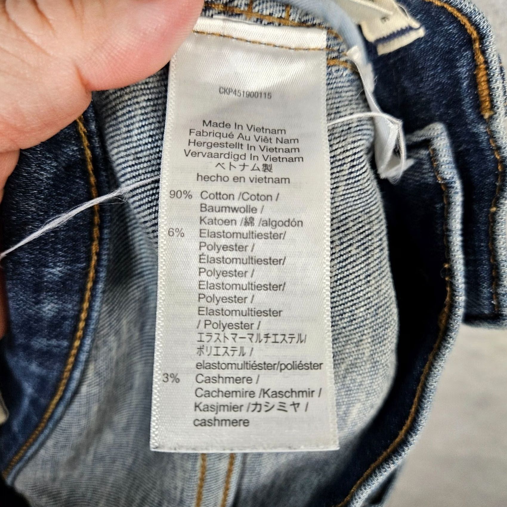 Madewell Madewell Jeans 25 Petite 10" High Rise Skinny Five Pockets Blue Denim Vintage No Size 42" / US 20 - 5 Thumbnail