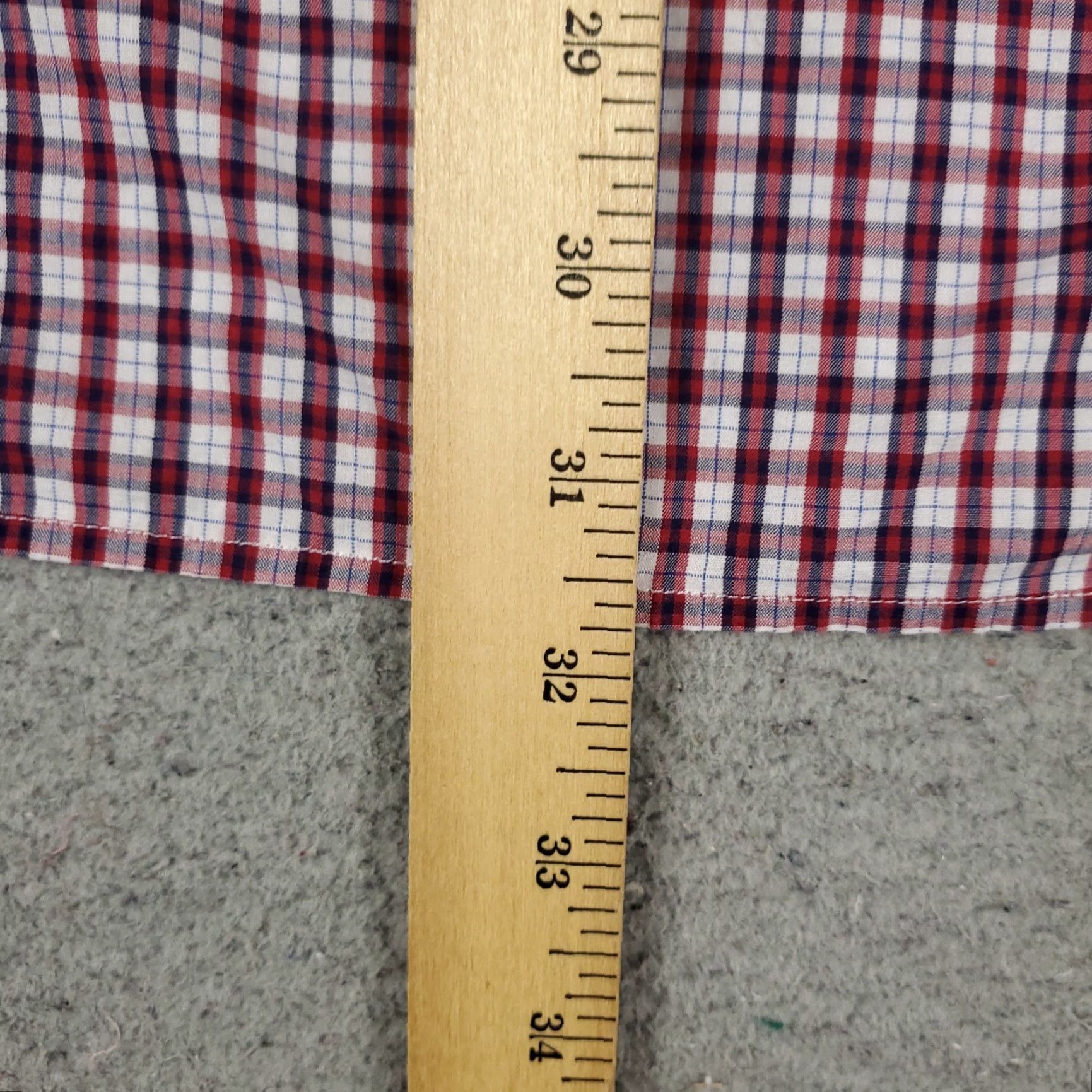 johnnie-O johnnie-O Shirt Mens XL Red Plaid Button-Up Long Sleeve Casual Business Workwear Size US XL / EU 56 / 4 - 4 Thumbnail
