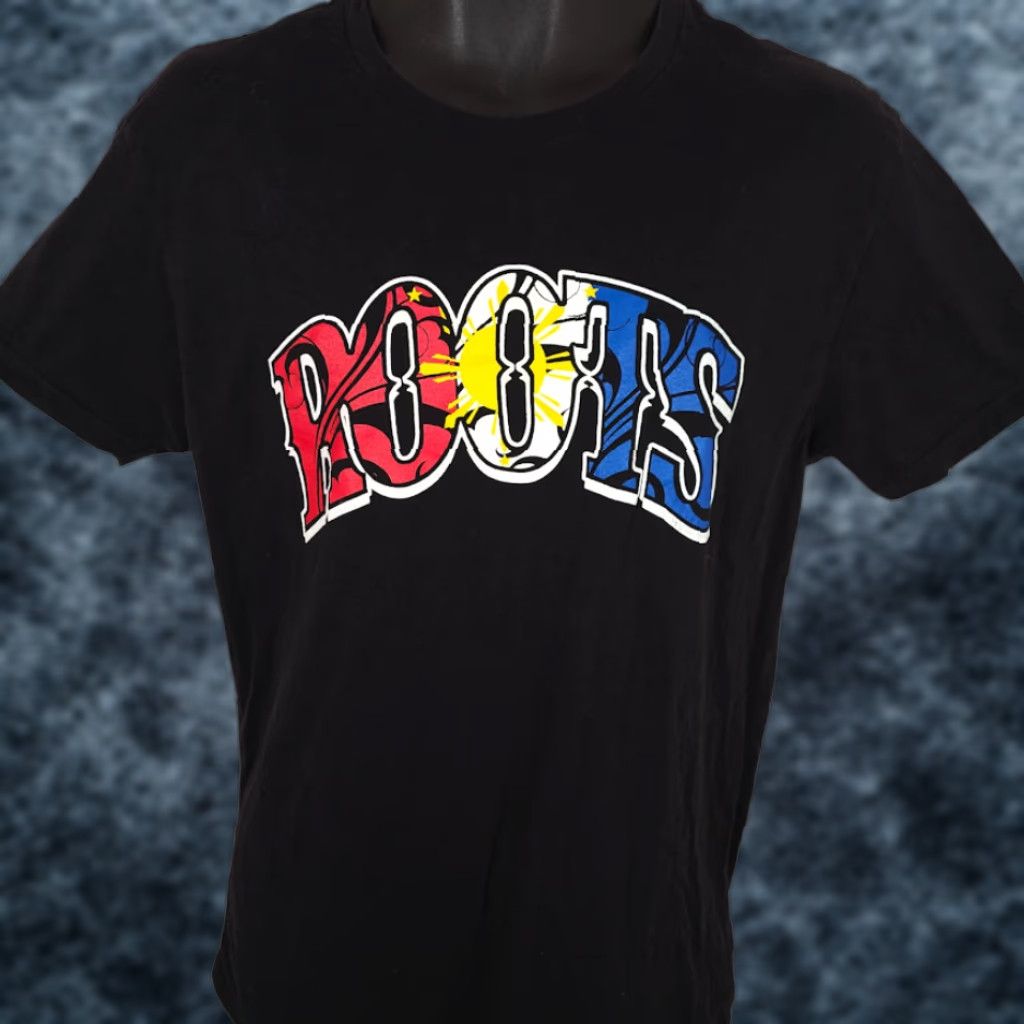 Next Level VINTAGE Filipino Roots T Shirt Mens Size Medium Black Flag Of The Philippines Size US M / EU 48-50 / 2 - 1 Thumbnail