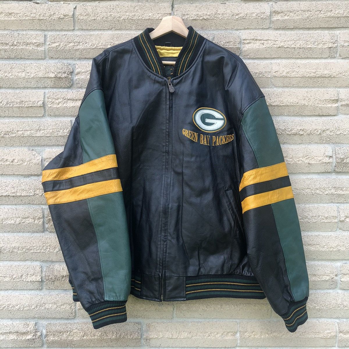 Sz. M fits L Vintage G-III Carl Banks Green Bay Packers 