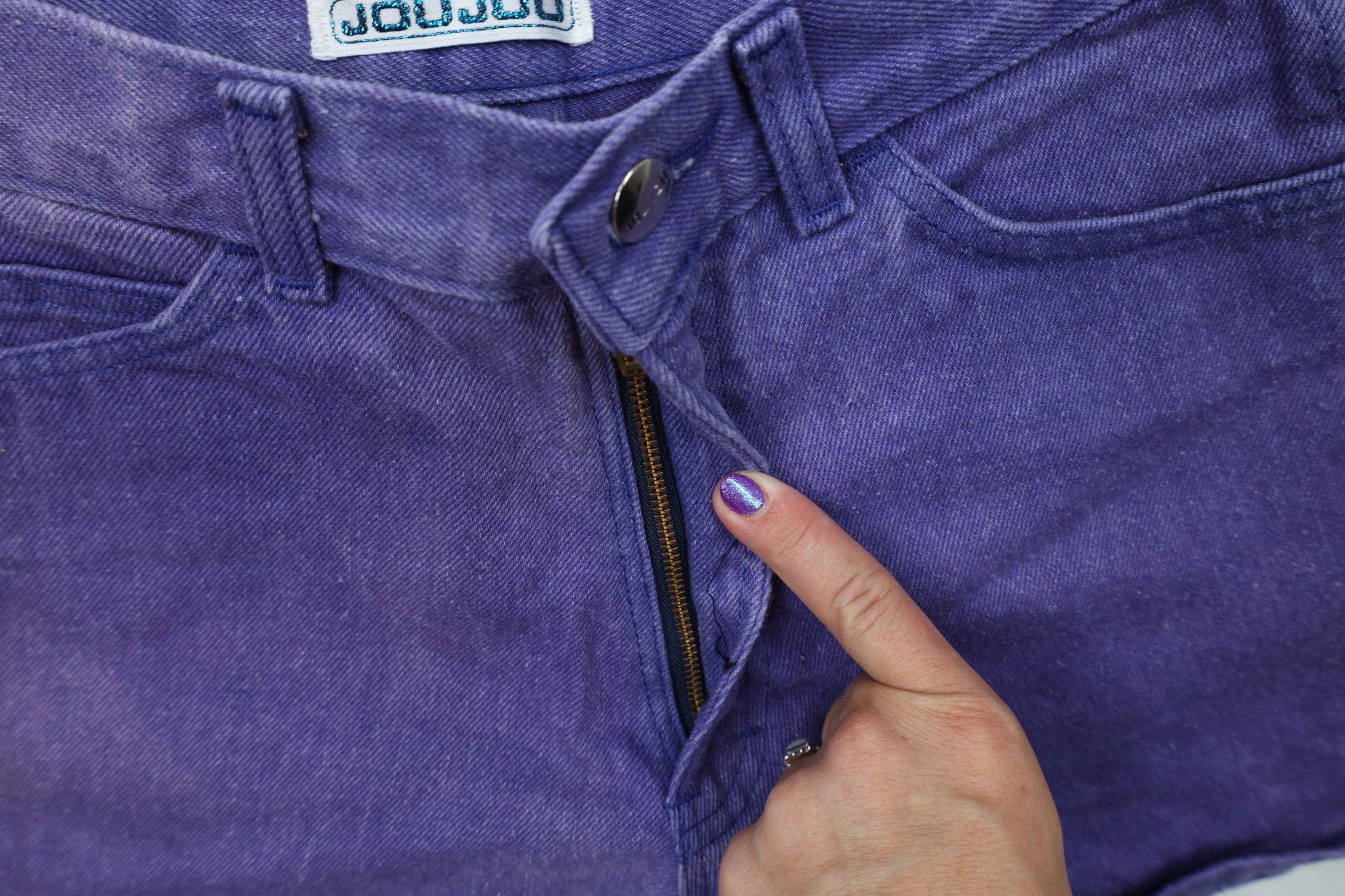 Vintage Deadstock Vintage 90s Streetwear Shorts Jorts Purple USA Size 32" / US 10 / IT 46 - 6 Thumbnail