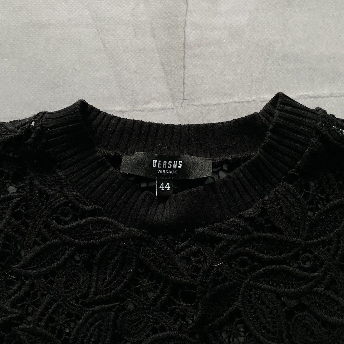 Versus Versace Versus Versace Flower Open Knit Sweater Sweatshirt Y2K Size M / US 6-8 / IT 42-44 - 4 Thumbnail