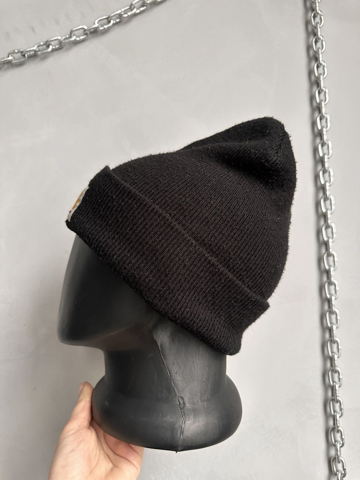Carhartt Wow 😻 White Beanie Carhartt Y2K Streetwear Outdoor Arcteryx Size ONE SIZE - 3 Thumbnail