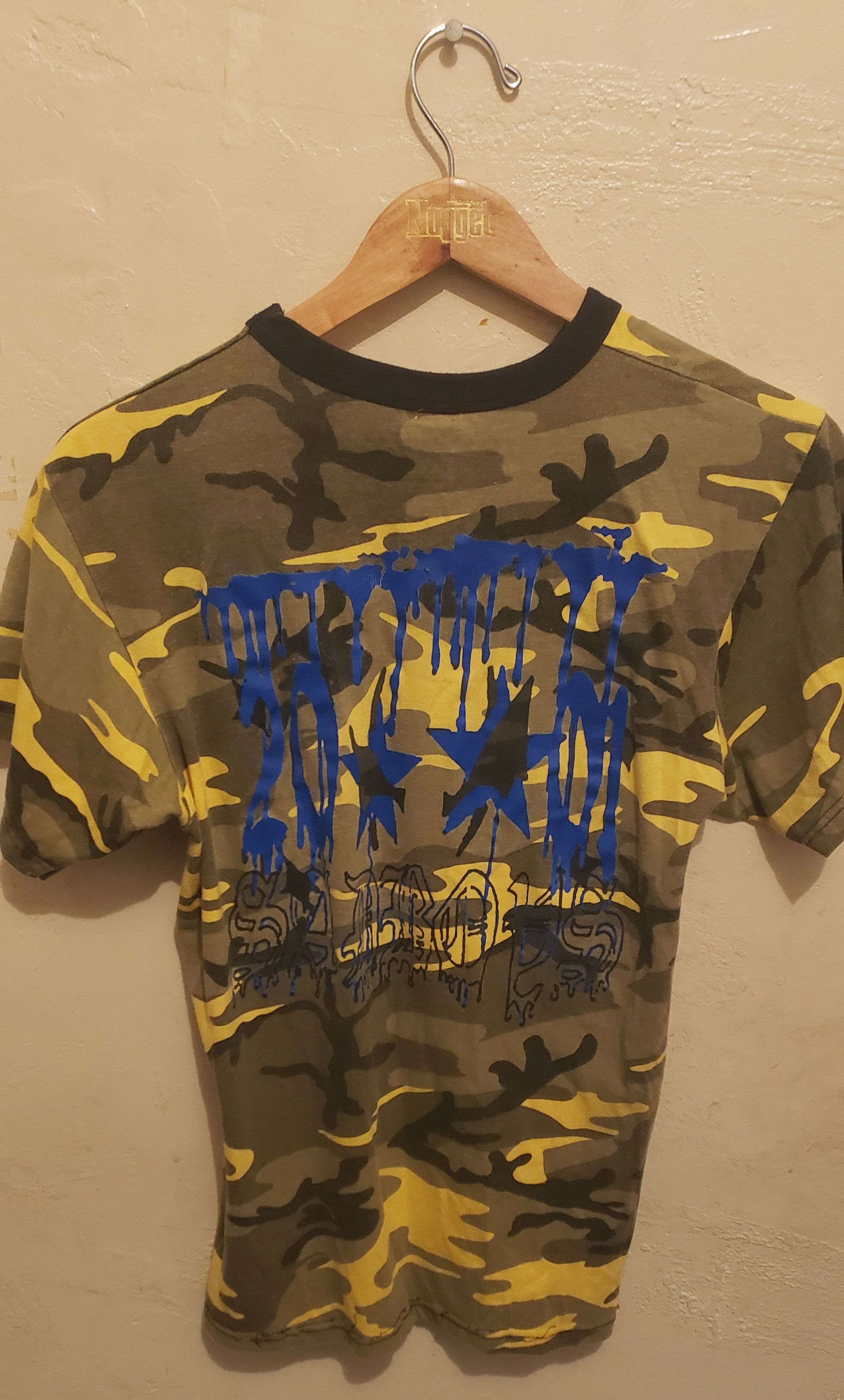Drain Gang Yellow Camo Thaiboy Tee Size US M / EU 48-50 / 2 - 2 Thumbnail