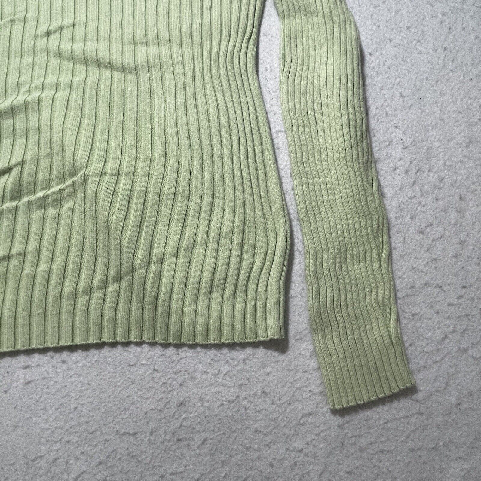 Tommy Hilfiger Tommy Hilfiger V-Neck Pullover Green Sweater Zipper Side Size L / US 10 / IT 46 - 12 Thumbnail