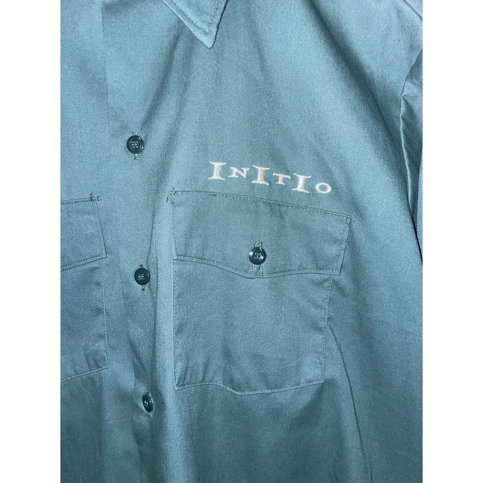Dickies Dickies Initio Inc Green Long Sleeve Shirt Button Down XL Size US XL / EU 56 / 4 - 4 Thumbnail