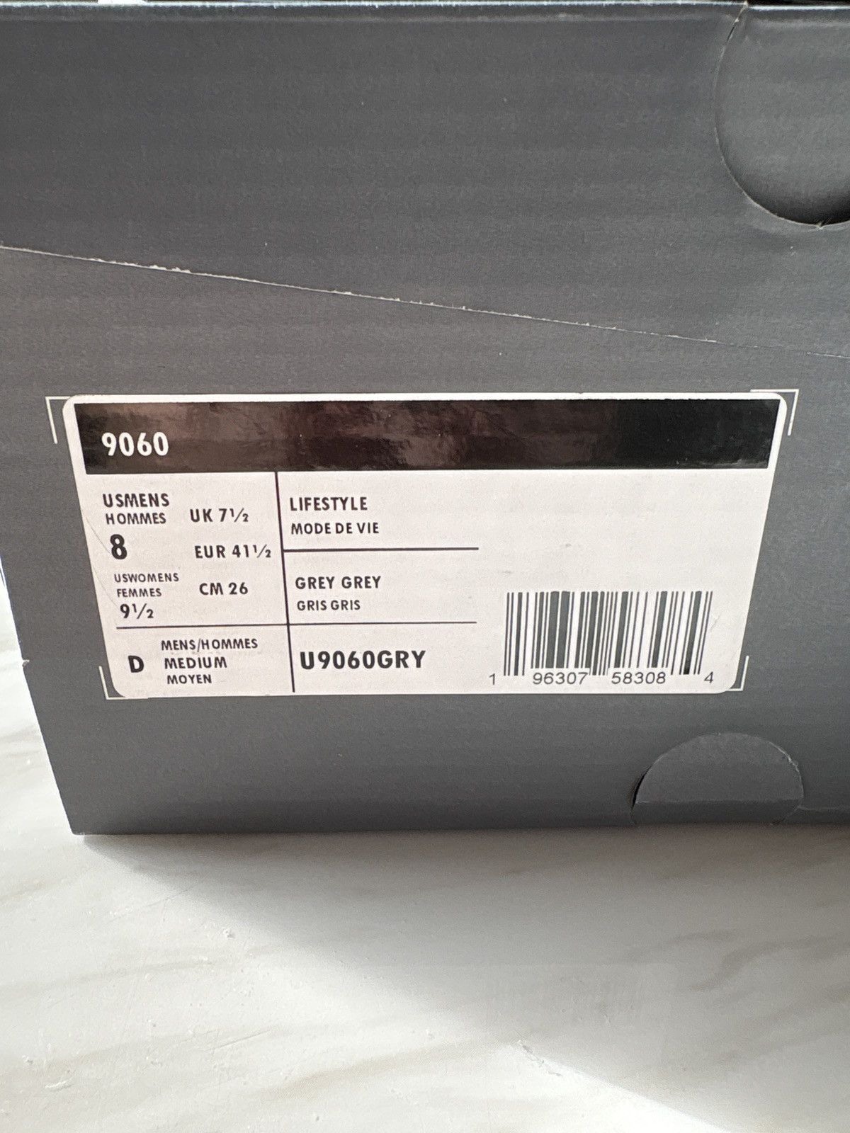 New Balance New Balance 9060 Rain Cloud Size US 8 / EU 41 - 8 Thumbnail