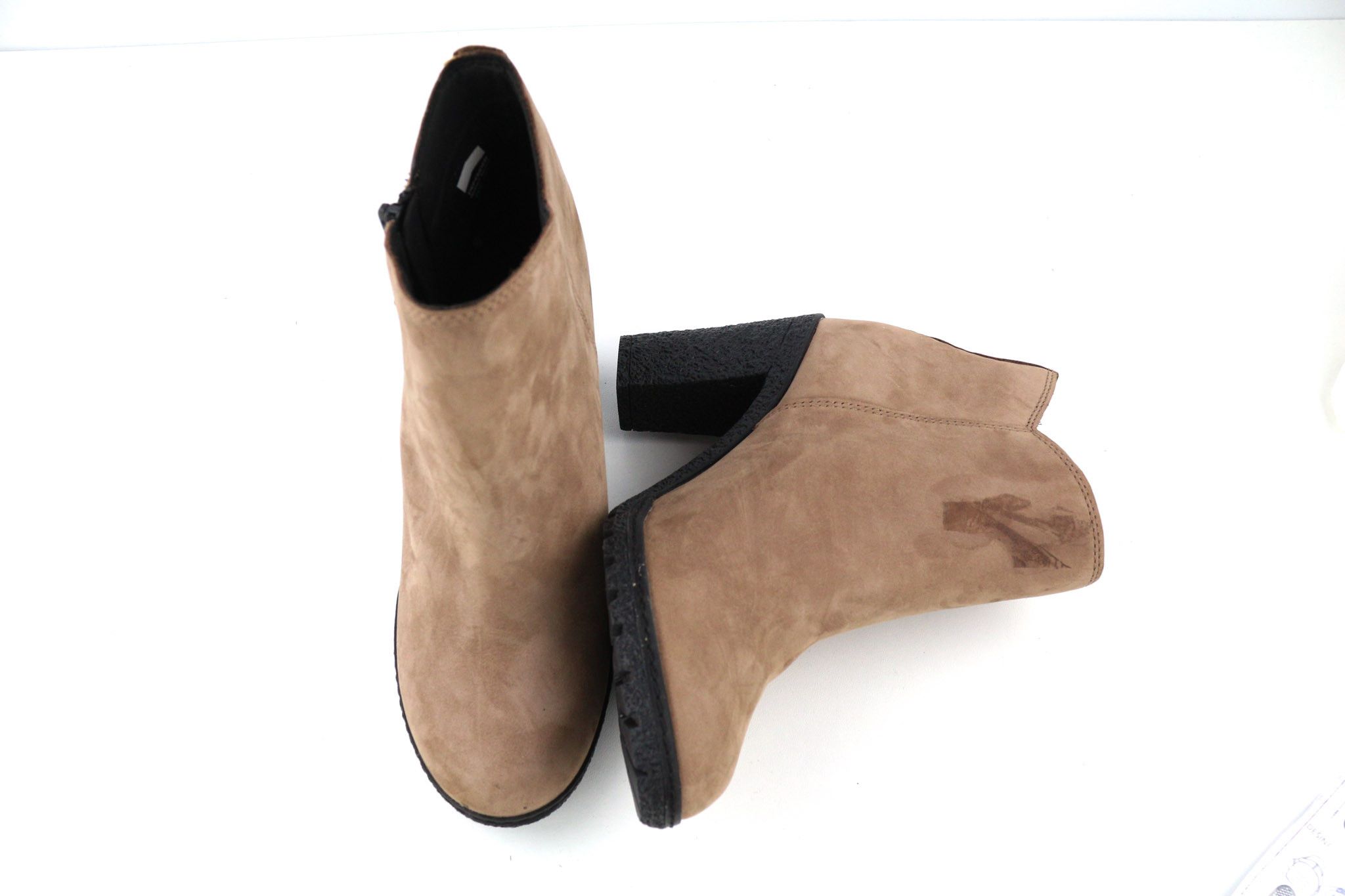 Timberland A2JJK-A6034 EU36/37 Brown Leather Ankle Heels Shoes 80862 Size US 5 / IT 35 - 6 Thumbnail