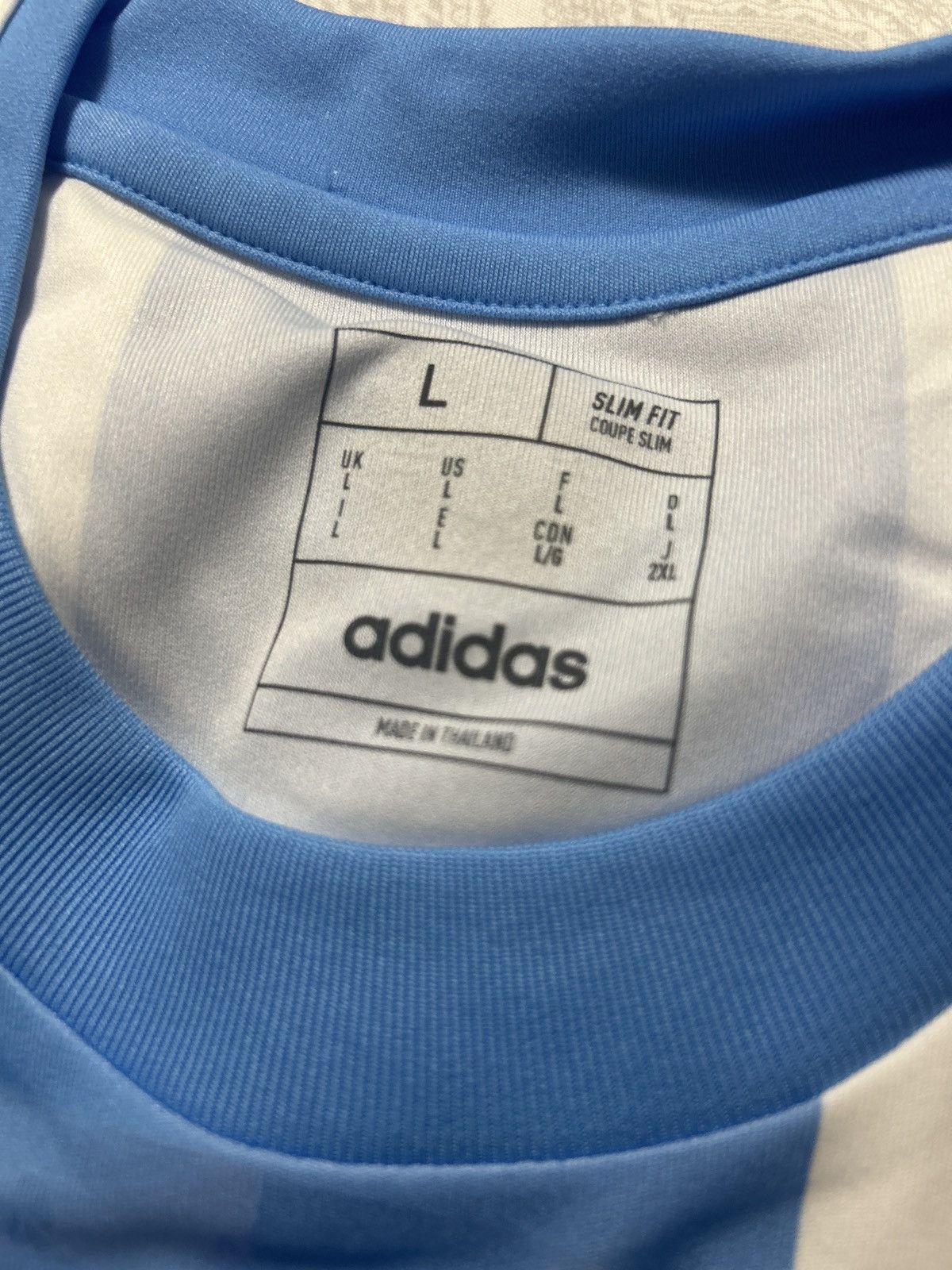 Adidas New Adidas Argentina 24 Home Jersey Size Large Size US L / EU 52-54 / 3 - 3 Thumbnail