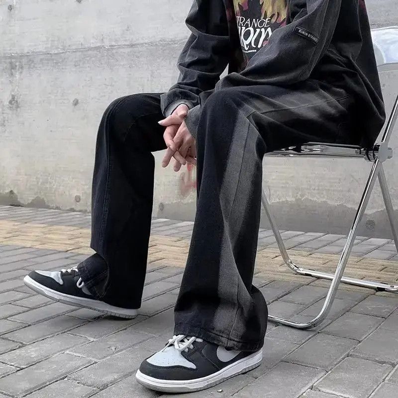 Japanese Brand Retro straight leg gradient jeans Size US 32 / EU 48 - 2 Thumbnail