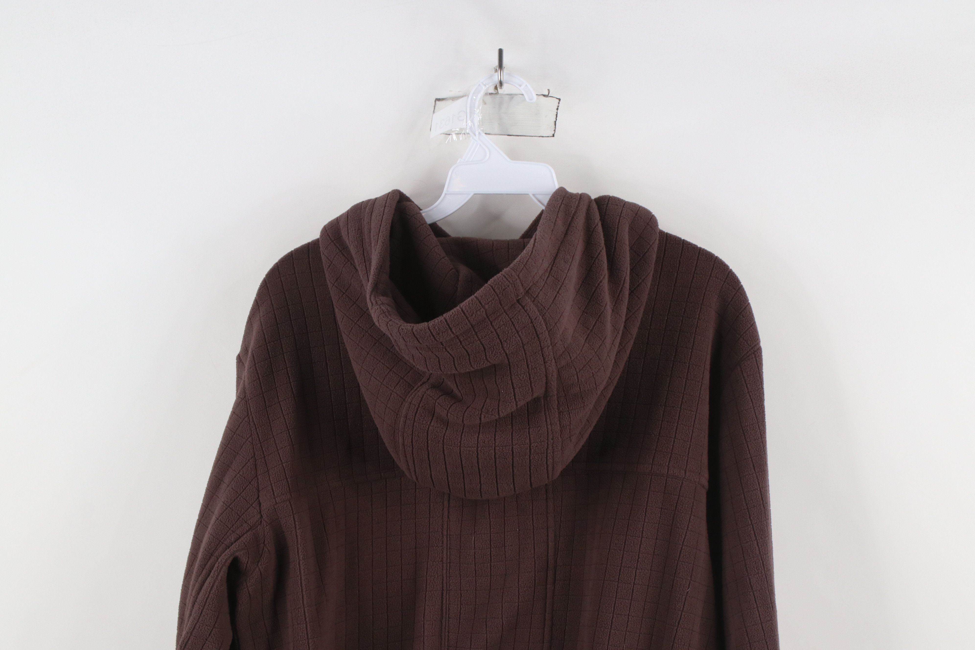 Vintage Beardedgoat Spell Out Sierra Fleece Hoodie Sweatshirt Brown Size M / US 6-8 / IT 42-44 - 11 Thumbnail