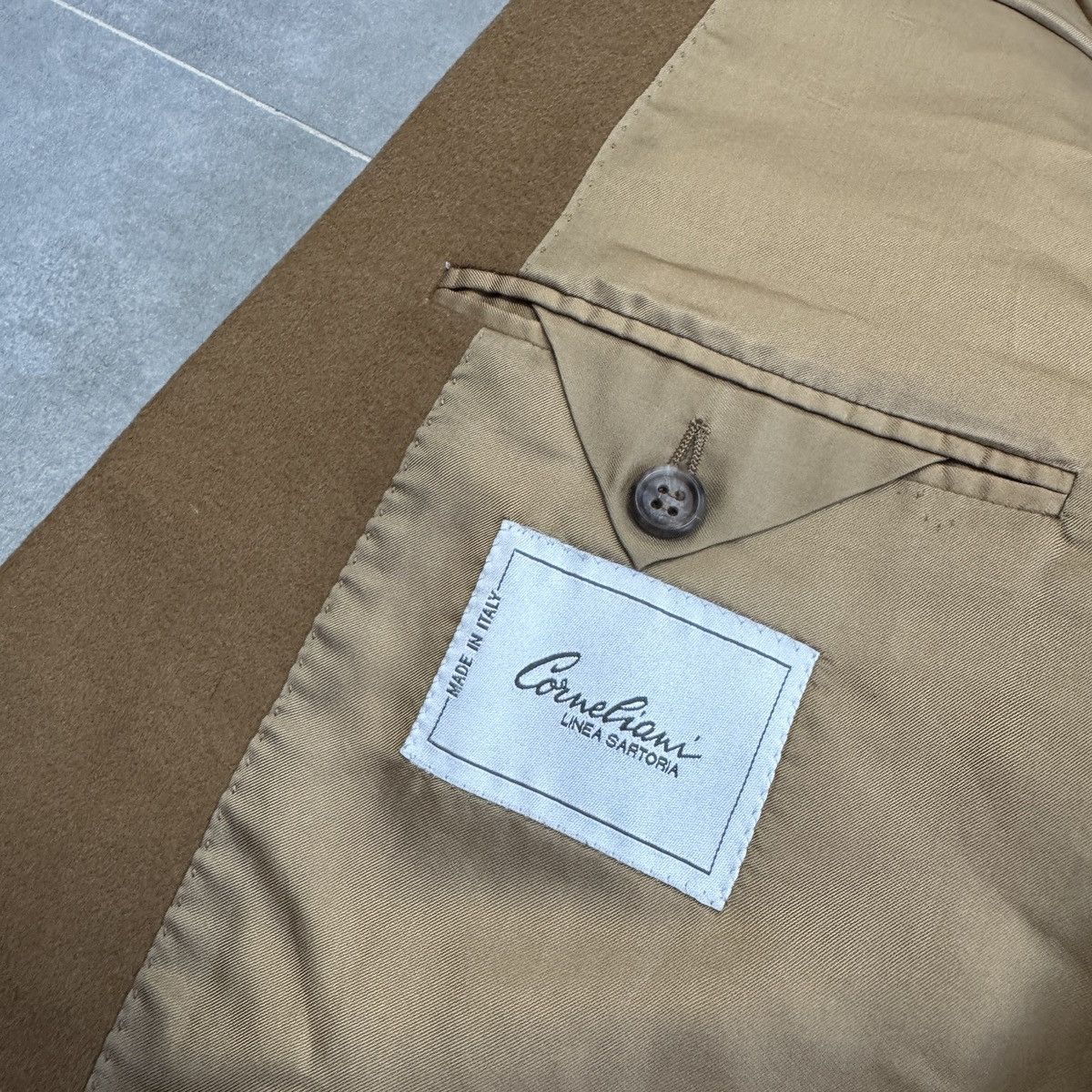 Corneliani Corneliani Linea Sartoria Wool Cashmere Blazer Men Size 52R Size 52R - 18 Thumbnail