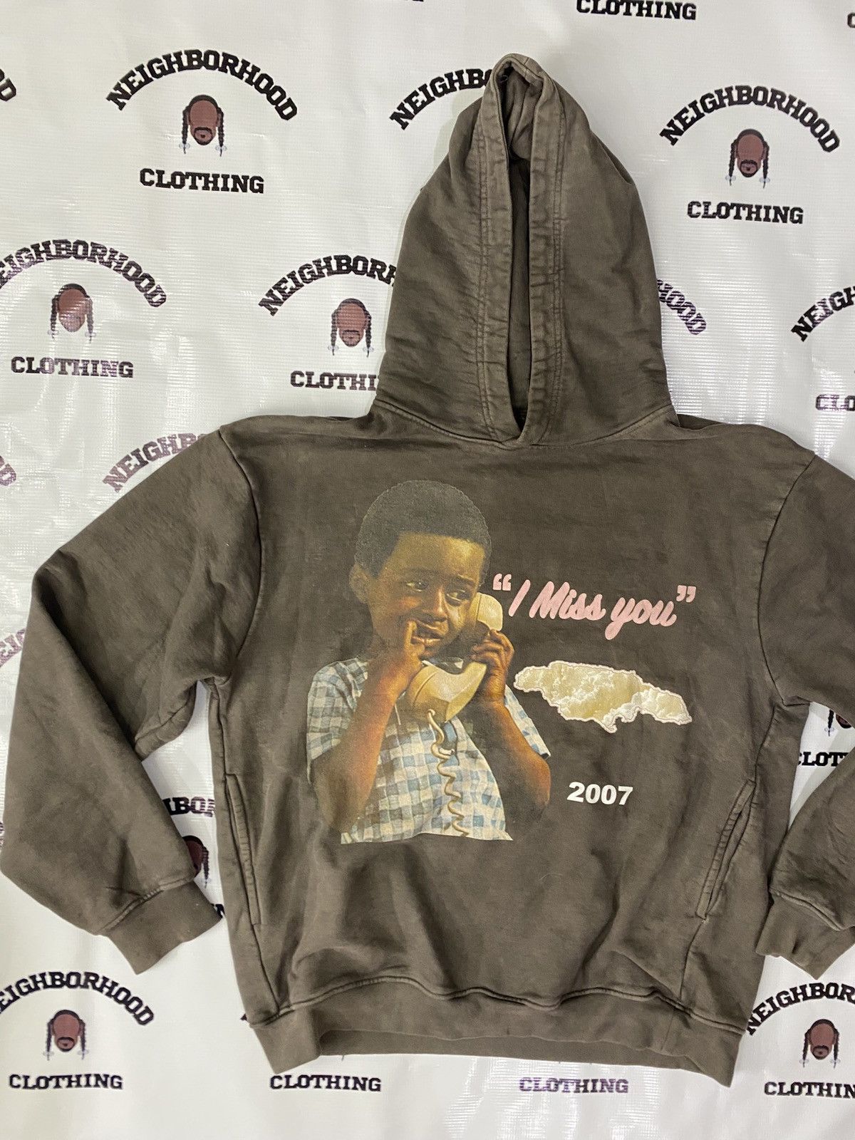 Rap Tees VINTAGE COLDxLONDON "Daphne" I MISS YOU HOODIE. Size US L / EU 52-54 / 3 - 3 Thumbnail