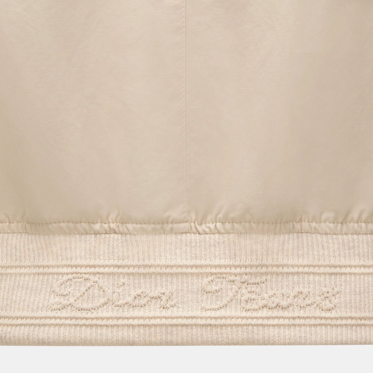 o1bcso1str0125 Tears Zipped Blouson in White