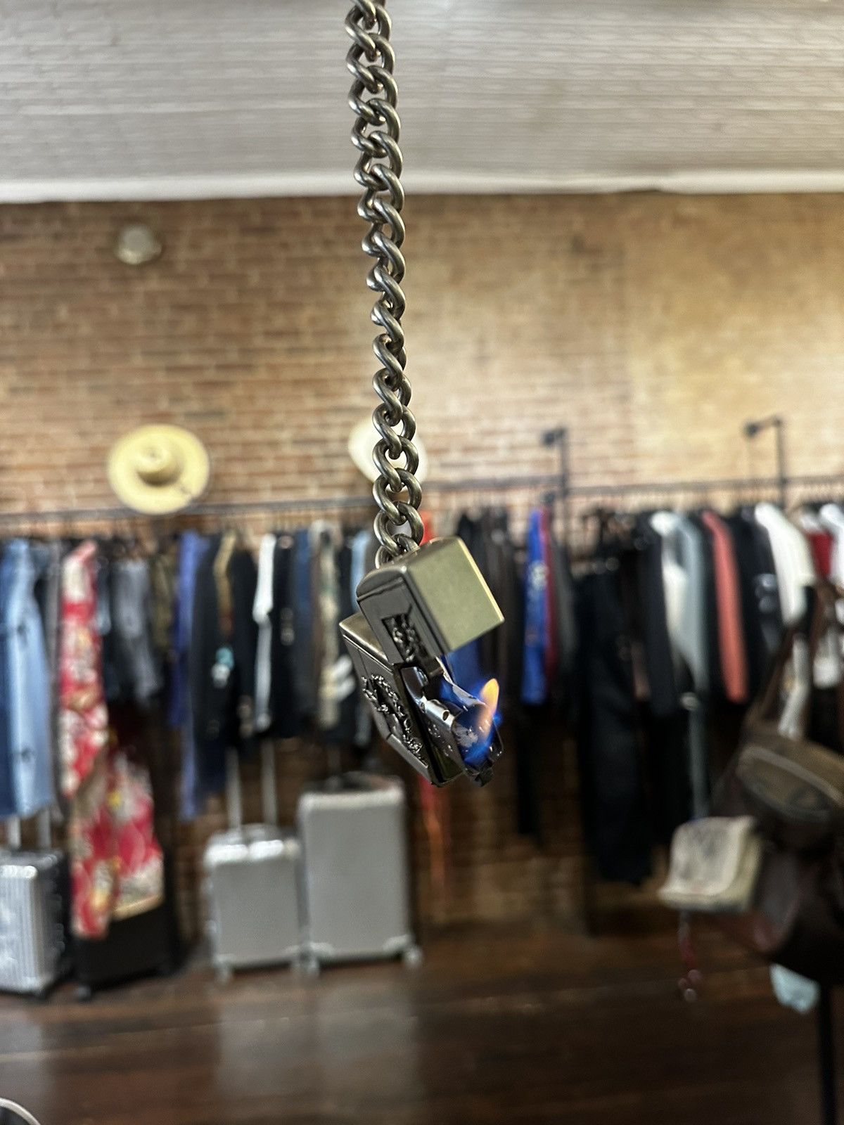Enfants Riches Deprimes ERD 1/3 BEDROOM BURNING LIGHTER WALLET CHAIN ZIPPO HANDMADE Size ONE SIZE - 10 Thumbnail