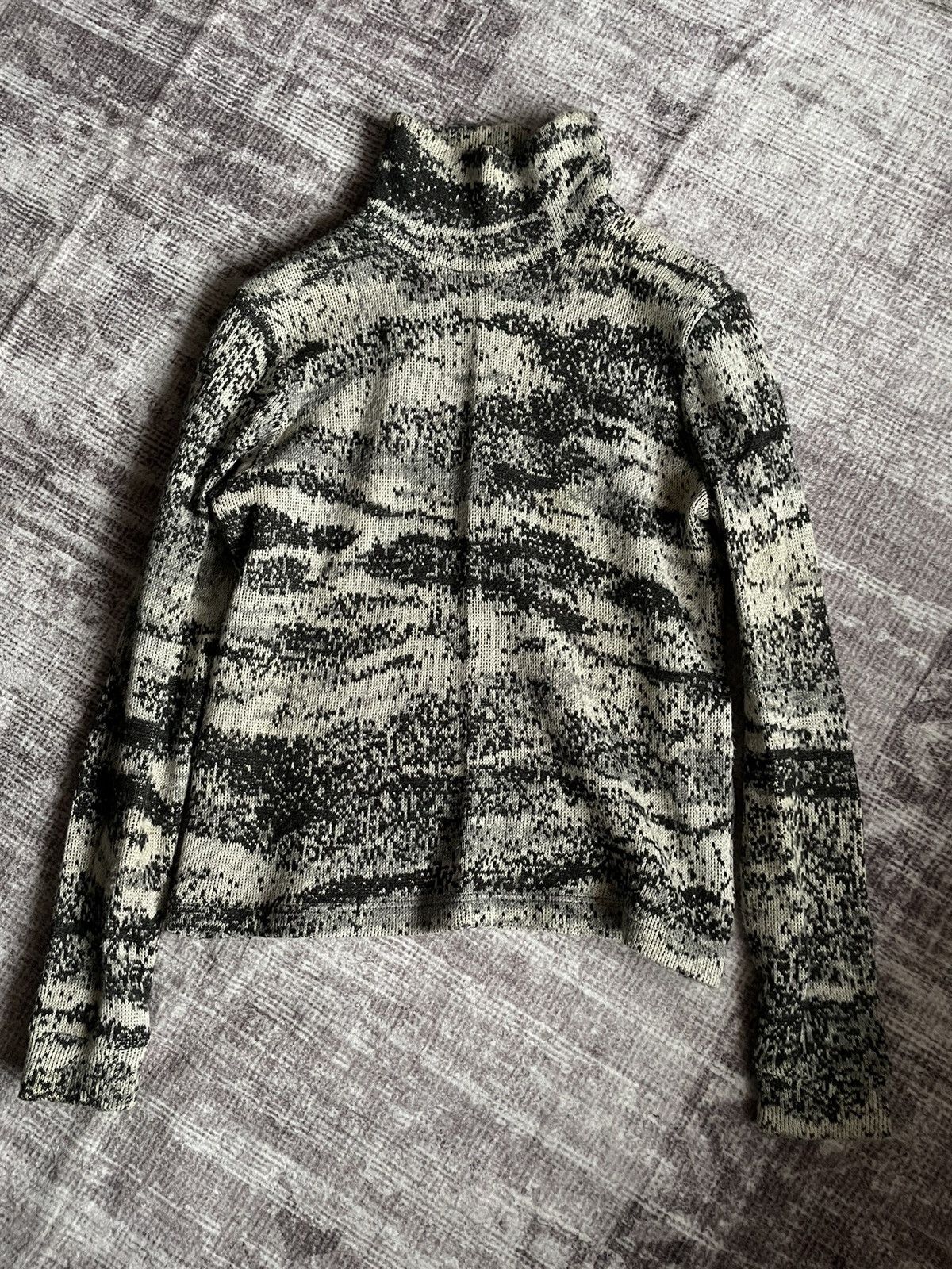 Raf Simons Raf Simons AW02 Digi Camo Virginia Creeper Sweater Size US M / EU 48-50 / 2 - 5 Thumbnail