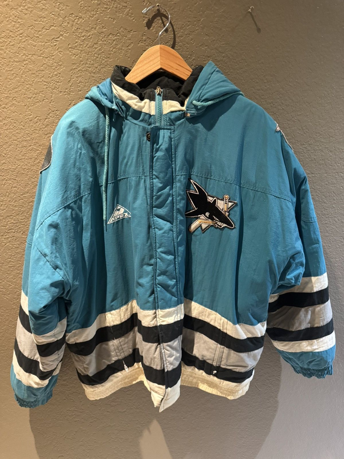 Apex One Teal Apex One Jacket Starter Style 2000 San Jose Jacket Size US L / EU 52-54 / 3 - 1 Thumbnail