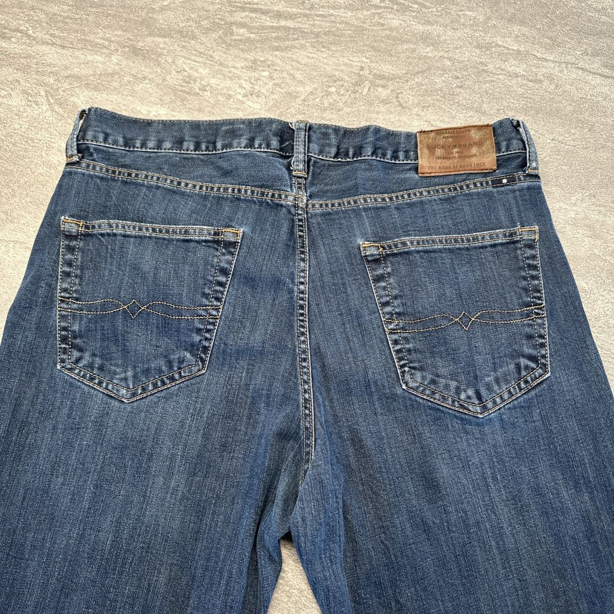 Lucky Brand Lucky Brand 410 Jeans Blue Athletic Slim Fit Stretch Denim Size US 34 / EU 50 - 9 Thumbnail