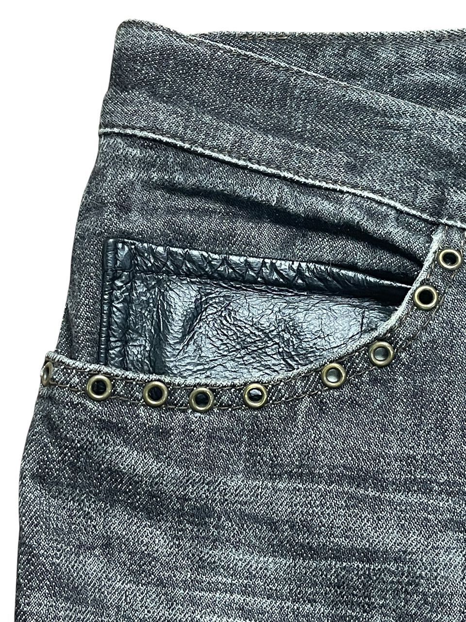 Japanese Brand Vintage Schlussel Rare Denim Flare Pants Size US 32 / EU 48 - 16 Thumbnail