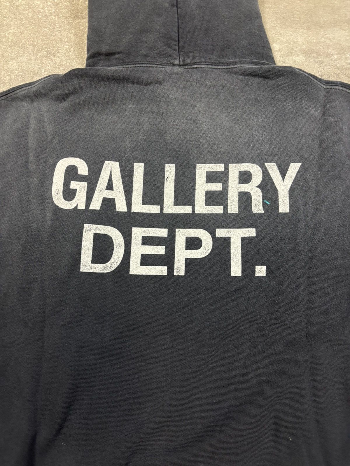 Gallery Dept. Gallery Dept Paint Logo Hoodie, Washed Black Size US L / EU 52-54 / 3 - 7 Thumbnail