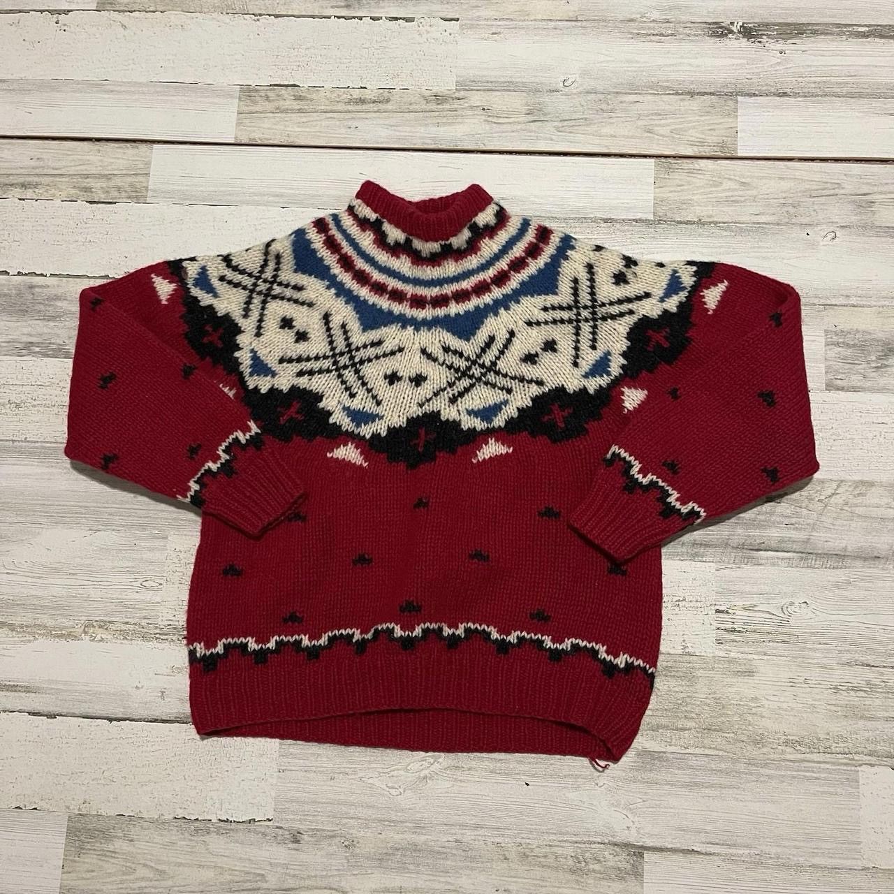 Woolrich Woolen Mills Woolrich Men's Vintage Wool Nordic Icelandic Sweater S Size US S / EU 44-46 / 1 - 1 Thumbnail