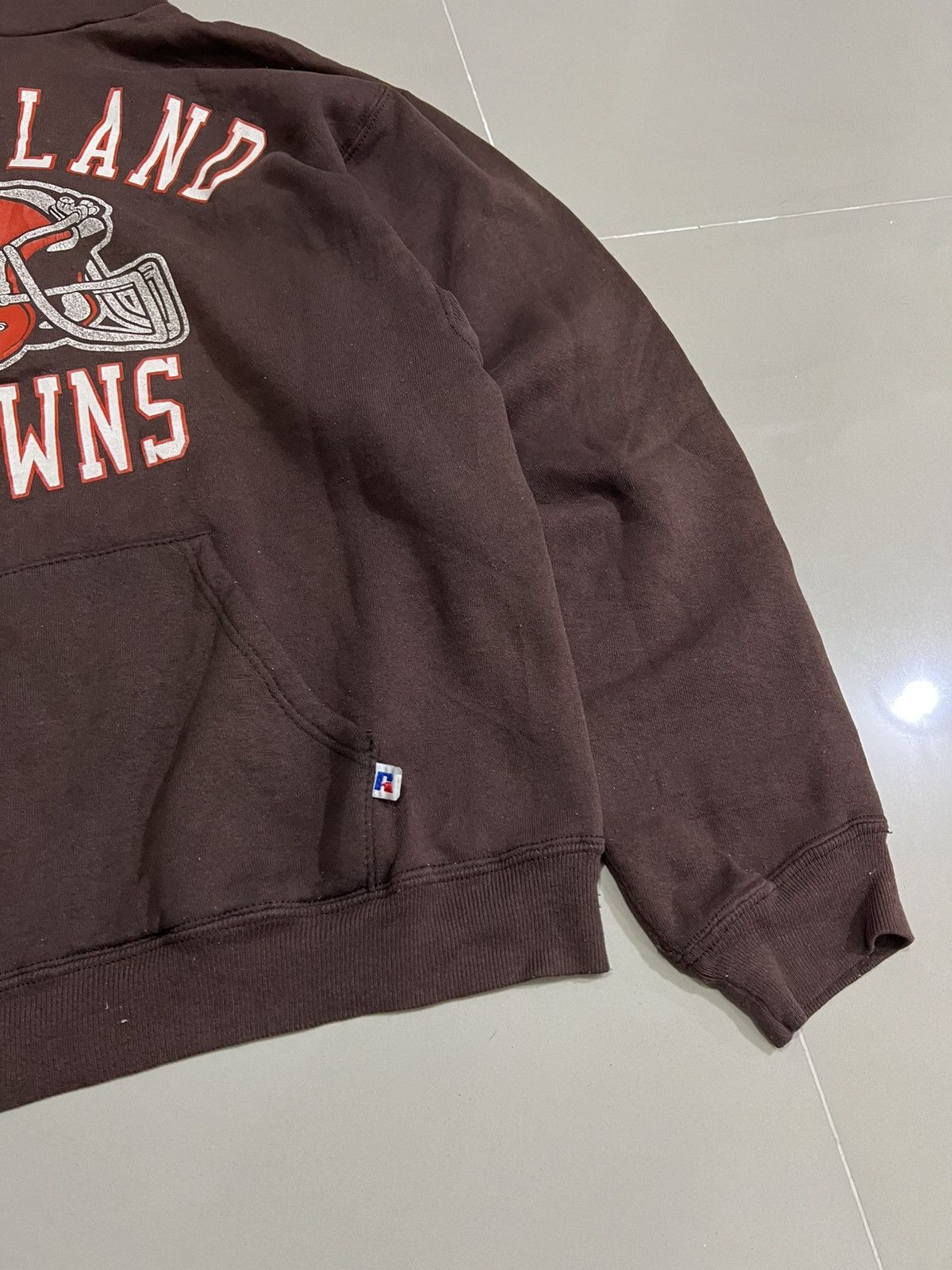 Russell Athletic Rare 80s Russell Athletic Brown Hoodie Size US L / EU 52-54 / 3 - 5 Thumbnail