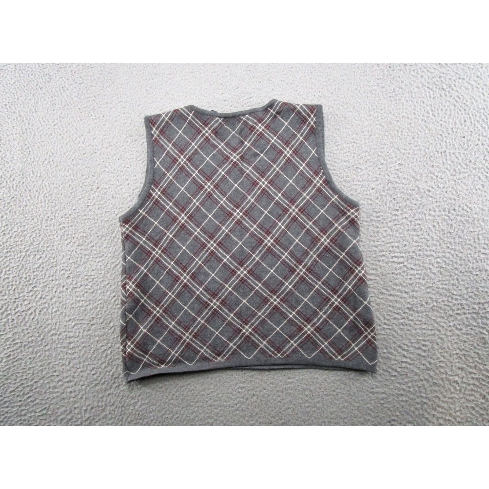 Gap VINTAGE Gap Women's Vest Cotton Plaid Sleeveless V Neck Size S Size S / US 4 / IT 40 - 6 Thumbnail