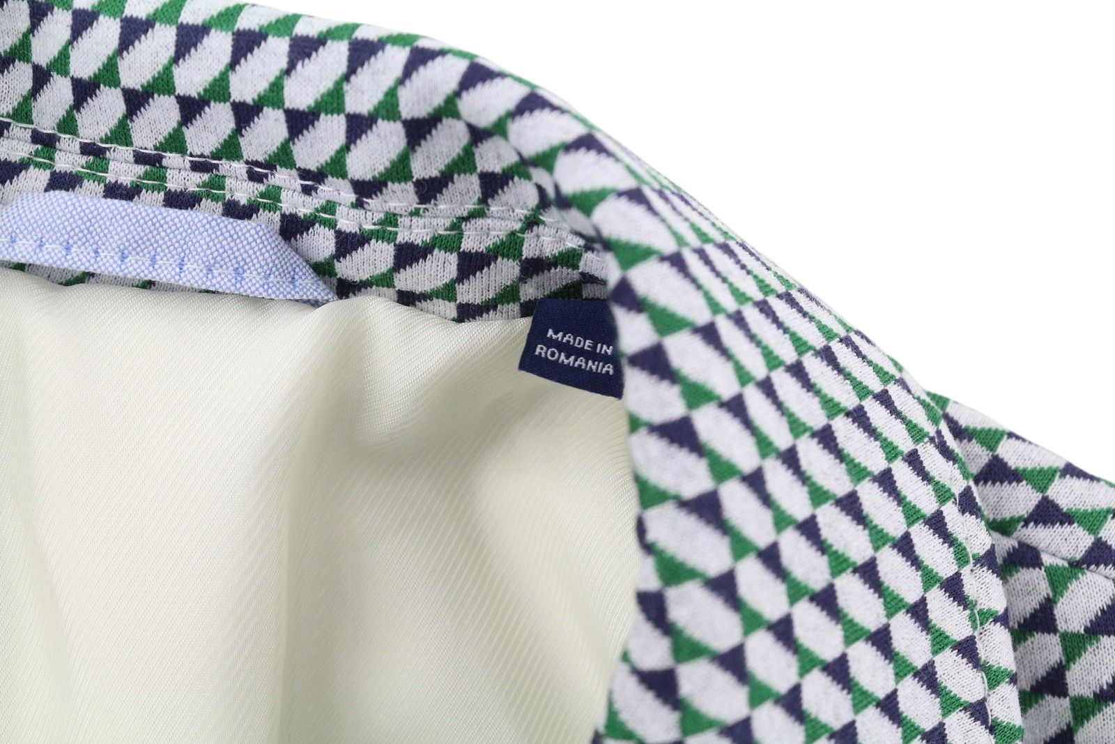Gant GEO JERSEY EU34 Patterned Notch Half Lined Blazer 85536 Size XS / US 0-2 / IT 36-38 - 7 Thumbnail