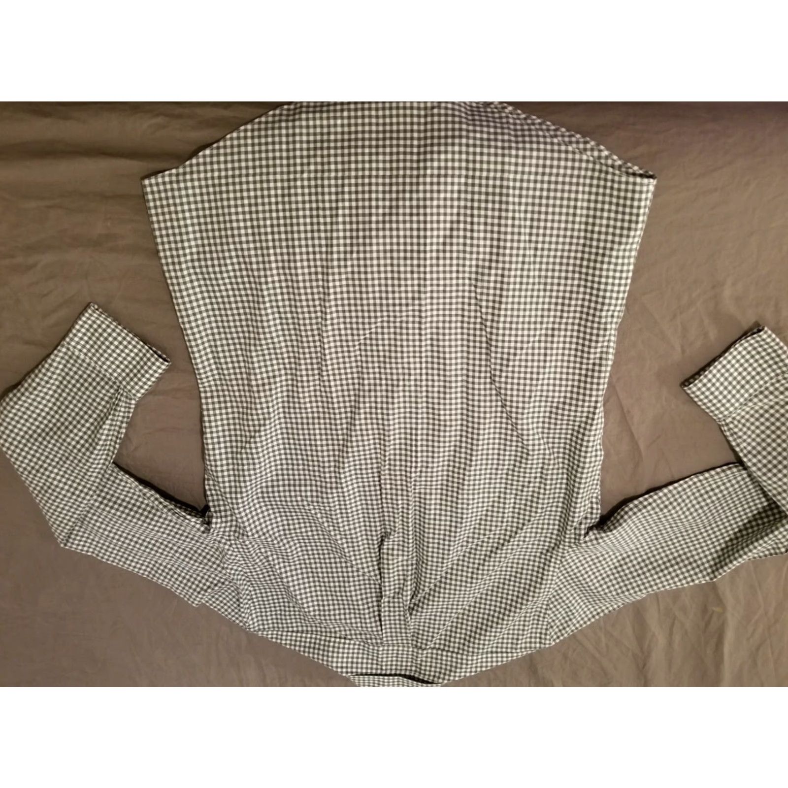 Brooks Brothers Mens Brooks Brothers Dress Shirt S Small Green Button Cotton Size 36R - 5 Thumbnail