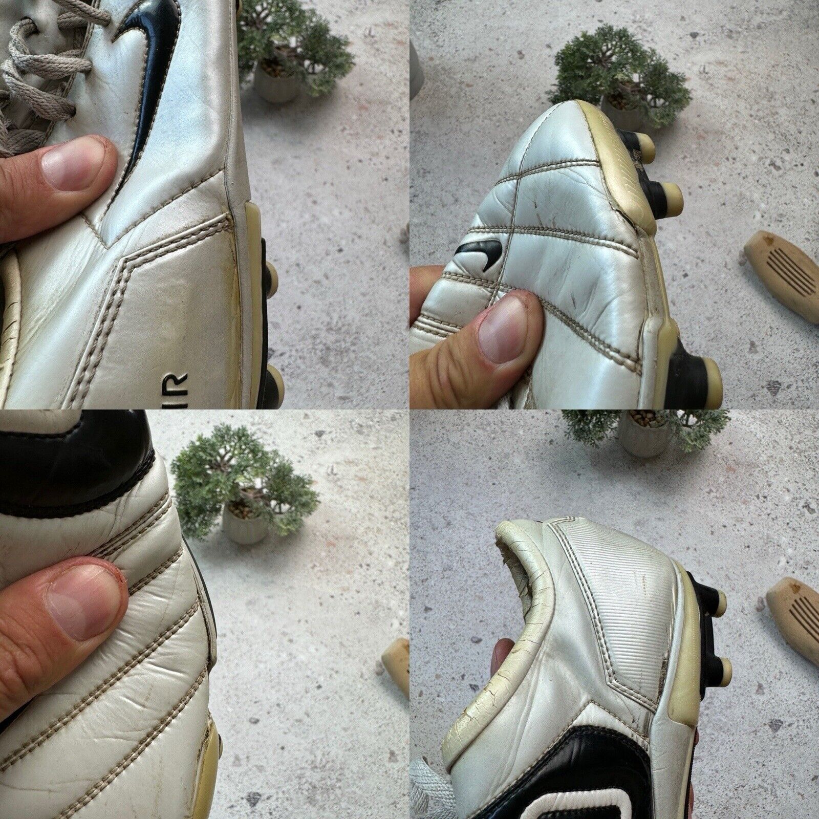 NIKE Air Zoom 90 III FG Football Vintage Soccer Size US 10.5
