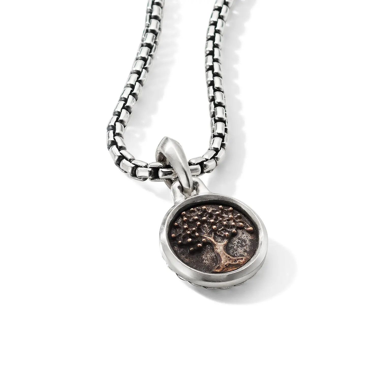 David Yurman o1w1db10526 Size:OS/ Tree of Life Amulet in Silver Size ONE SIZE - 3 Thumbnail