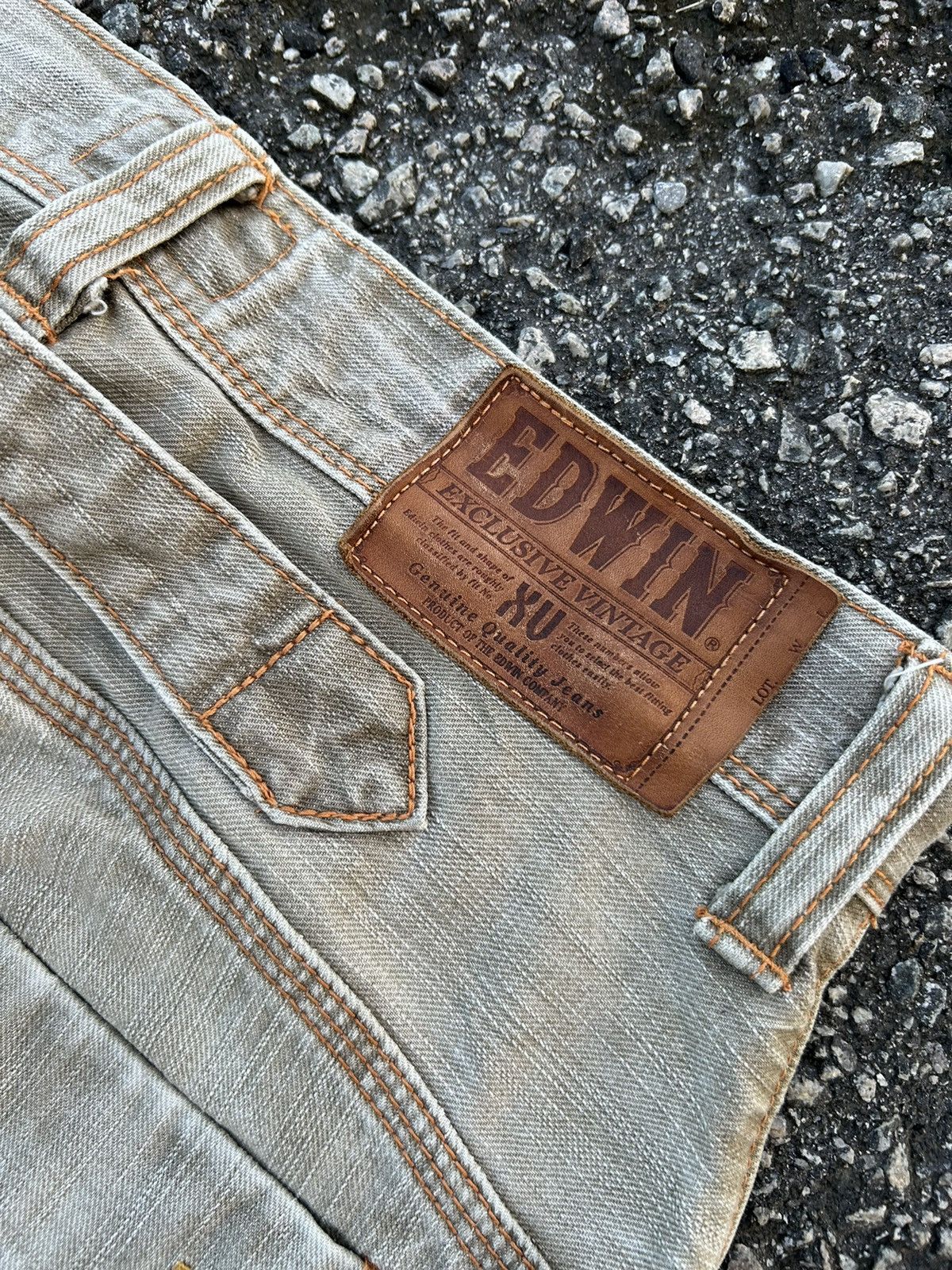If Six Was Nine × KMRii × Le Grande Bleu (L.G.B.) Flare Edwin Exclusive Vintage Bucke Back Denim Jeans Size US 32 / EU 48 - 9 Thumbnail