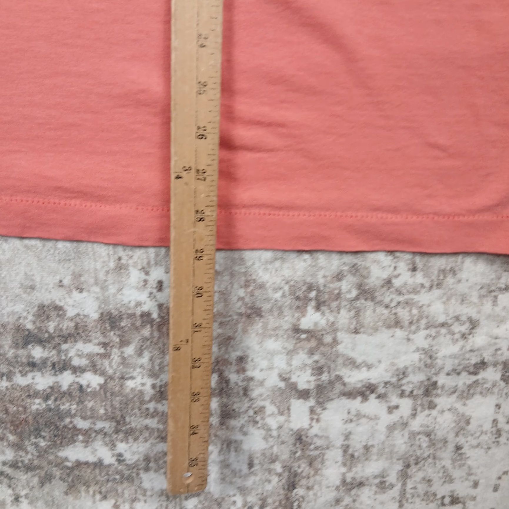 Fruit Of The Loom VINTAGE Fruit of the Loom T-Shirt Mens Large Orange Peach 80s Single Stitch Screen Stars Best 90s 80s USA Shirt Mens Size US L / EU 52-54 / 3 - 7 Thumbnail