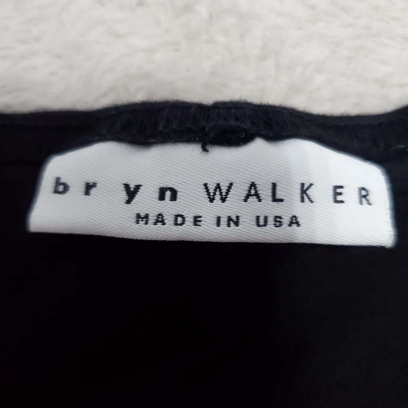 Vintage Bryn Walker Top Women M Black Bamboo Cotton Short Sleeve Tunic Hi Low Minimalist Size M / US 6-8 / IT 42-44 - 4 Thumbnail