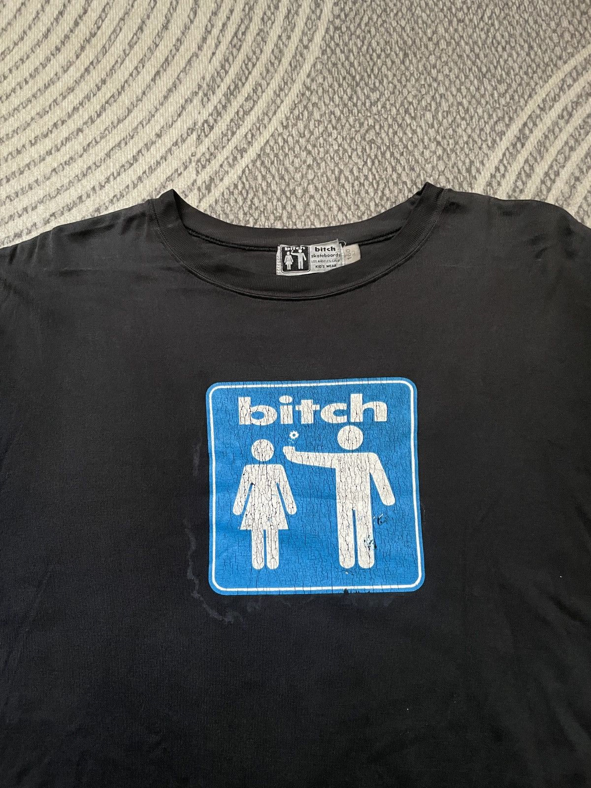 Vintage vintage bitch skateboarding Size US L / EU 52-54 / 3 - 1 Thumbnail
