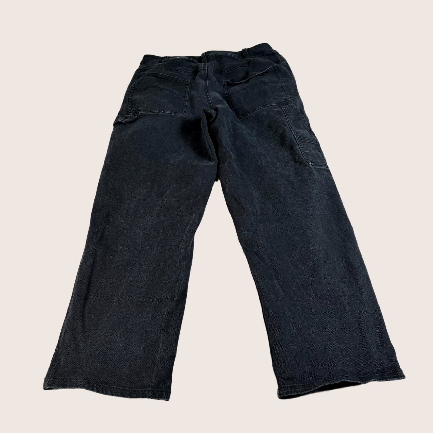Nike Nike Jeans Mens 34x28 Black Relaxed Fit Cargo Denim Streetwear Y2K Size US 34 / EU 50 - 1 Thumbnail