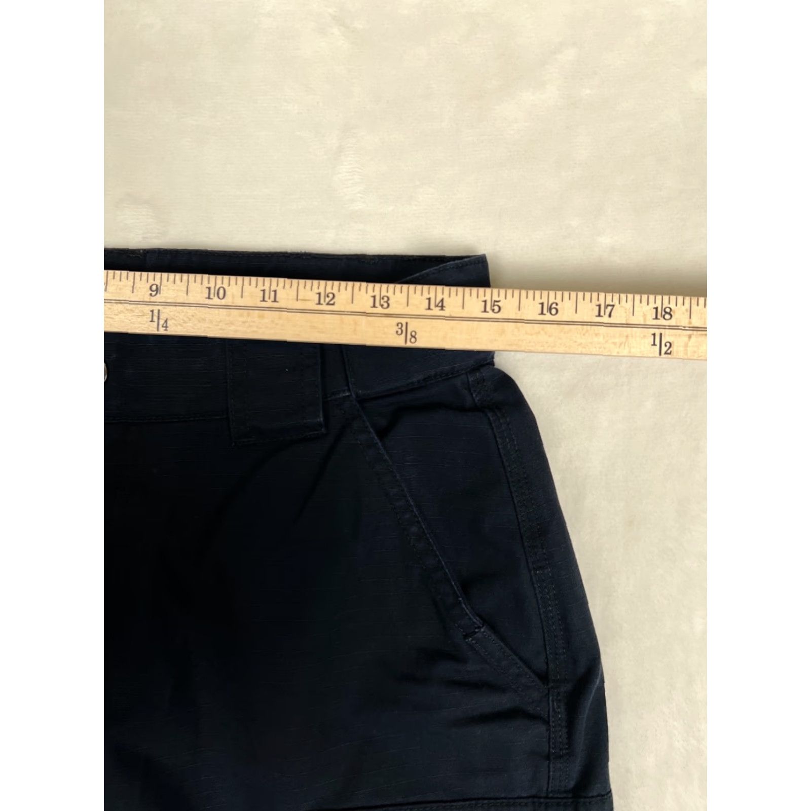 Vintage 5.11 Tactical Cargo Pants Medium Short Blue Ripstop Army USA Cargo Pants Mens Regular Straight Front Flat 5.11 Taclite Pro Military Pocket Pockets Size US 31 - 5 Thumbnail