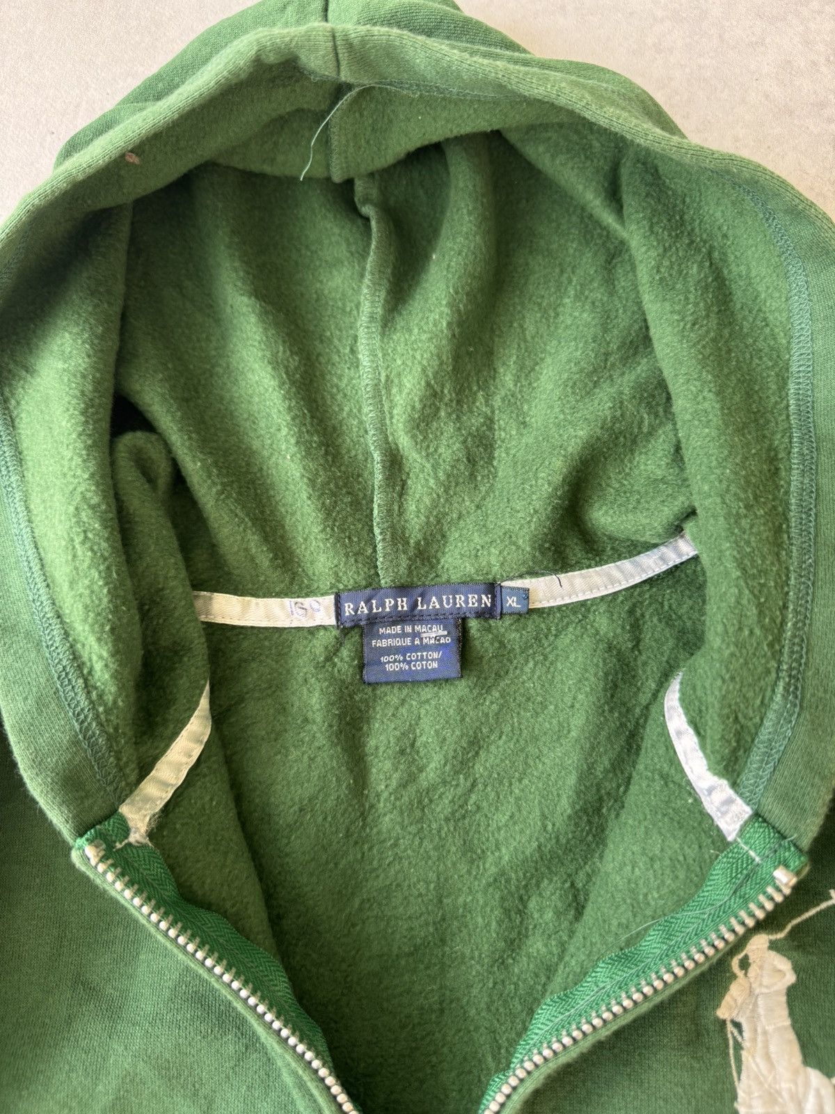 Polo Ralph Lauren Vintage Polo Ralph Lauren Zip Hoodie Size M / US 6-8 / IT 42-44 - 7 Thumbnail