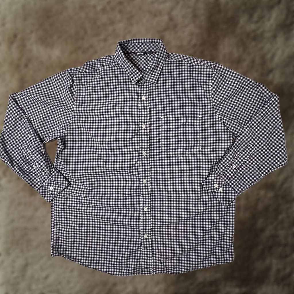 Vintage Rohan Worldview Shirt Gingham Check Purple Wicking Lightweight Mens XL Size Button-Up Shirt Size US XL / EU 56 / 4 - 1 Thumbnail