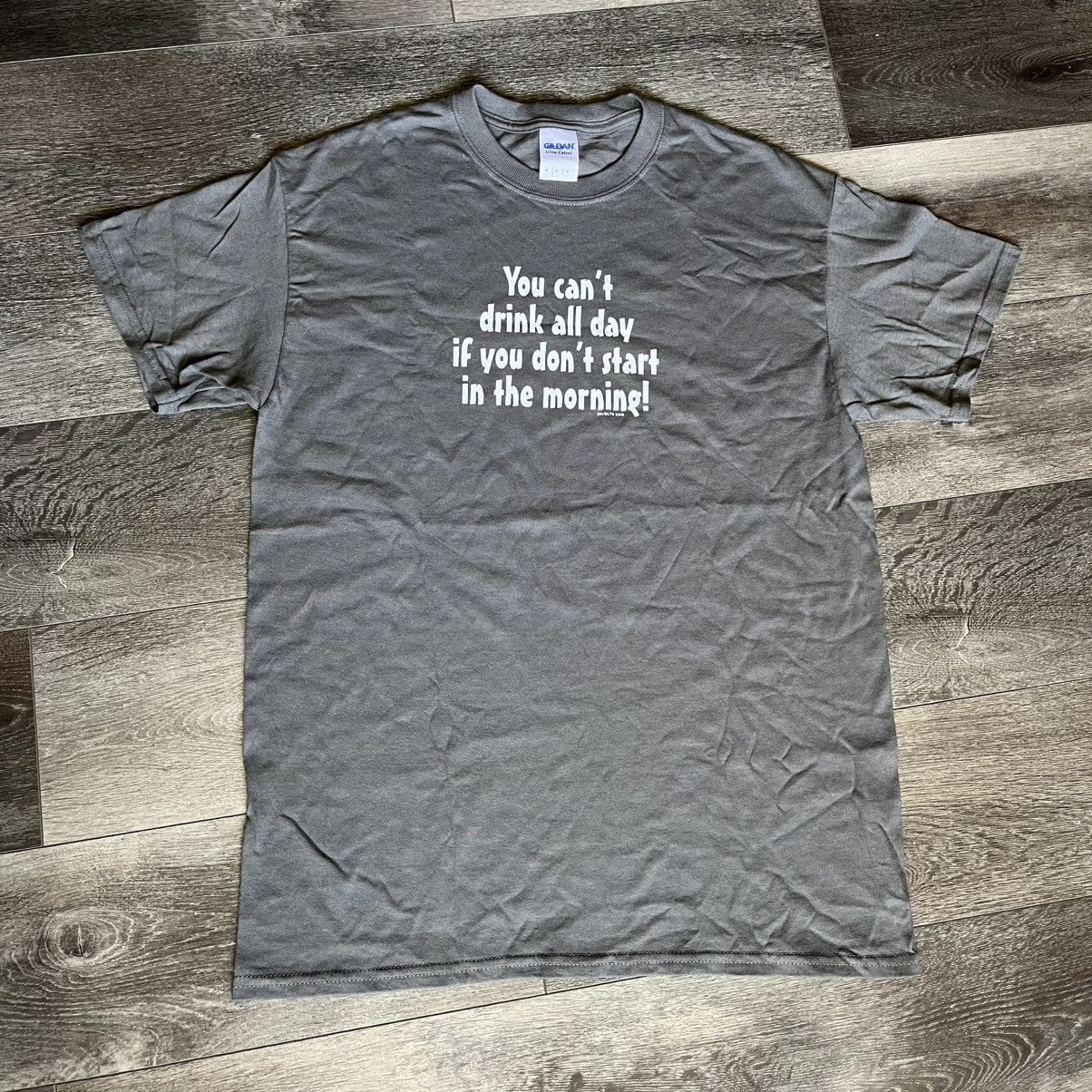 Haunted Starbucks Vintage 2000s You Can’t Drink All Day if You Don’t Start Tee Size US M / EU 48-50 / 2 - 2 Thumbnail