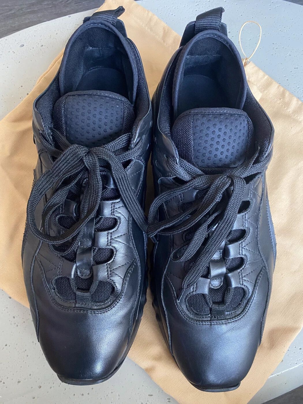Acne Studios ACNE STUDIOS ROCKAWAY LEATHER BLACK US 12 EUR 45 Size US 12 / EU 45 - 5 Thumbnail