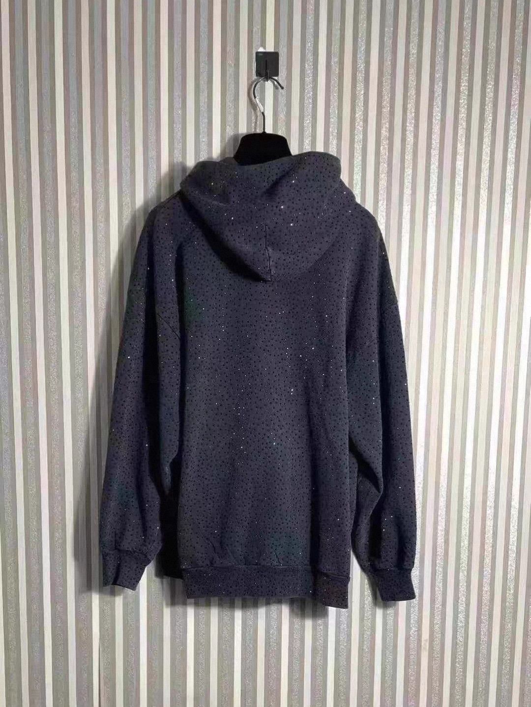 Balenciaga Balenciaga Crystal Zip Hoodie - dmc Size US S / EU 44-46 / 1 - 2 Thumbnail