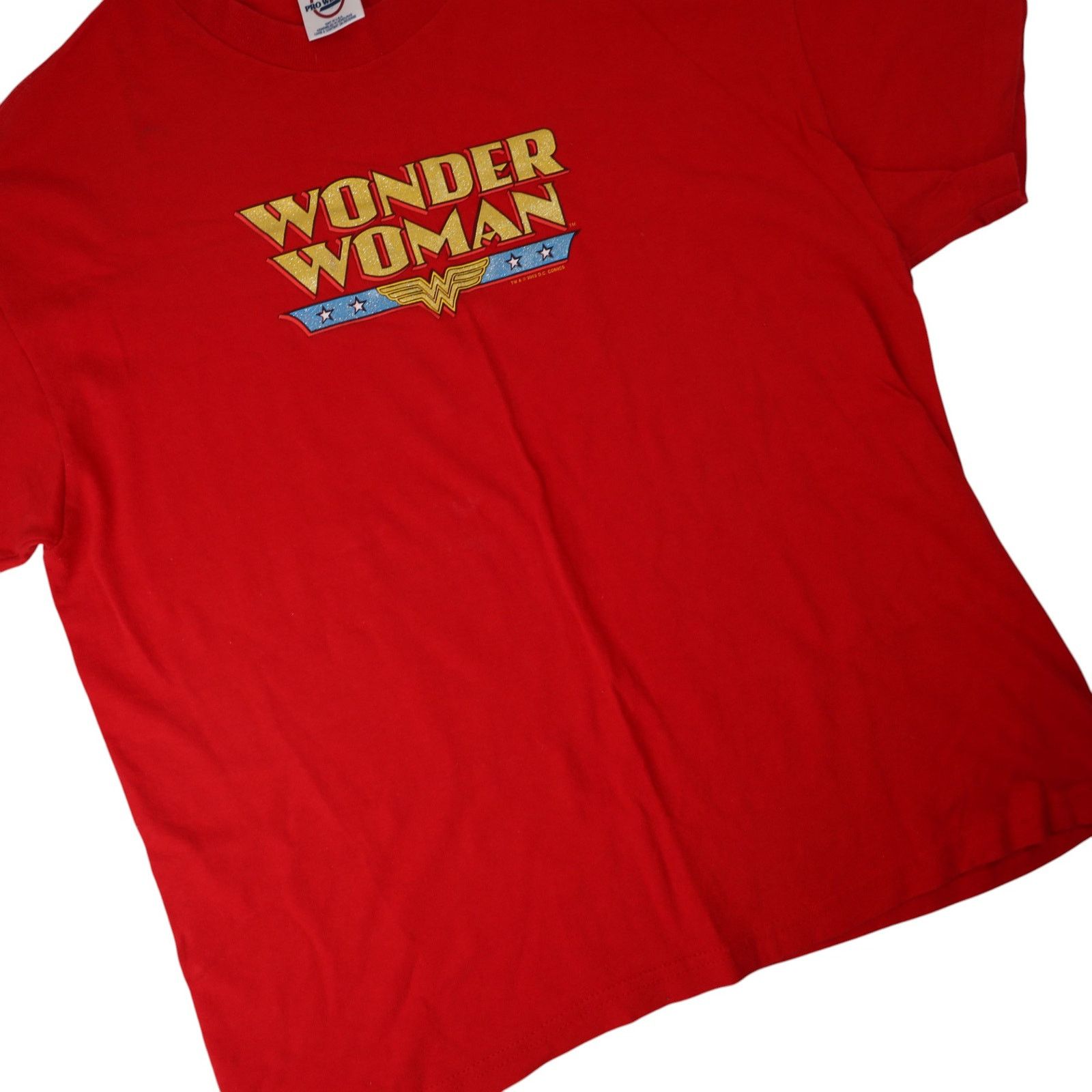 DC Comics Vintage DC Comics Wonder Women Spellout Graphic T Shirt Size XL / US 12-14 / IT 48-50 - 3 Thumbnail