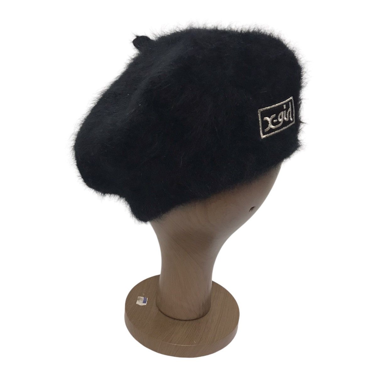 Hysteric Glamour × Japanese Brand × Le Grande Bleu (L.G.B.) X-Girl Fur Black Beanie/Cap 51 Cm Size ONE SIZE - 2 Thumbnail