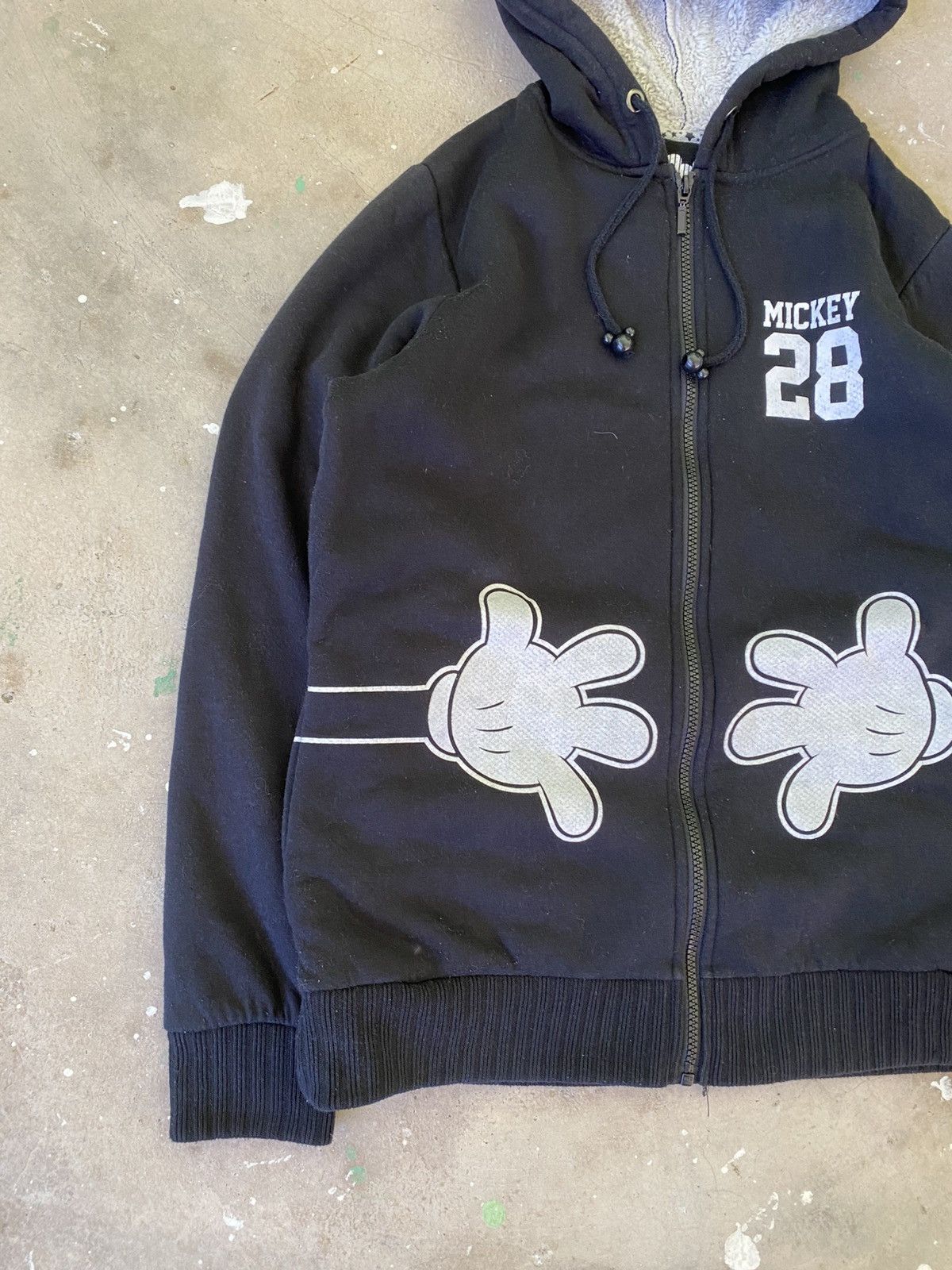 Disney Disney Mickey 28 Sherpa Zip Hoodie Japan Streetwear Size M / US 6-8 / IT 42-44 - 4 Thumbnail